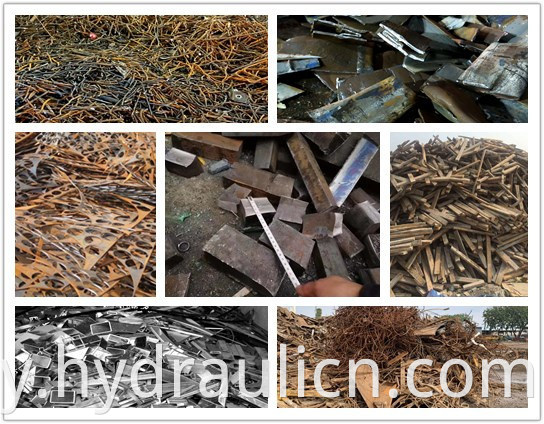 Q91y-500 ဟိုက်ဒရောလစ် Heavy-Duty Scrap Rebar သံမဏိညှပ်